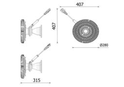 Clutch, radiator fan MAHLE CFC277000P