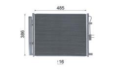 Condenser, air conditioning MAHLE AC957000S