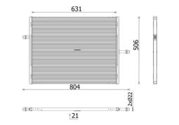 Low Temperature Cooler, charge air cooler MAHLE CIR40000P