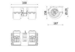 Interior Blower MAHLE AB350000P