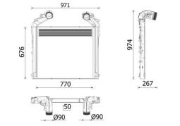 Charge Air Cooler MAHLE CI703000P