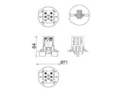 Resistor, interior blower MAHLE ABR167000P