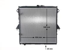 Radiator, engine cooling MAHLE CR2234000S