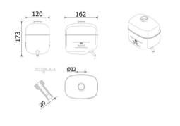 Expansion Tank, coolant MAHLE CRT249000S