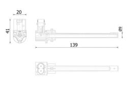 Level Control Switch, coolant level indicator MAHLE CRTX6000S