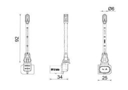 Sensor, interior temperature MAHLE ASE30000P