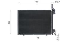 Condenser, air conditioning MAHLE AC1115000S