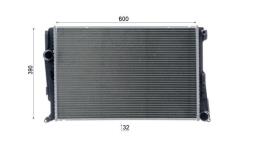 Radiator, engine cooling MAHLE CR877000S