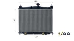 Radiator, engine cooling MAHLE CR2267000S