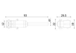 Level Control Switch, coolant level indicator MAHLE CRTX8000S