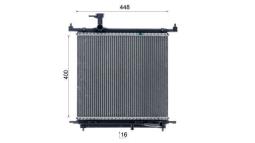 Radiator, engine cooling MAHLE CR2071000P