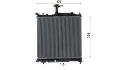 Radiator, engine cooling MAHLE CR2685000S