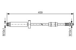 Brake Hose BOSCH 1 987 476 462