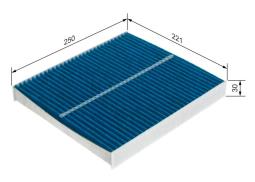 Filter, cabin air BOSCH 0 986 628 566