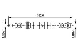 Brake Hose BOSCH 1 987 481 741