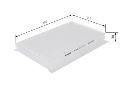 Filter, cabin air BOSCH 1987432235