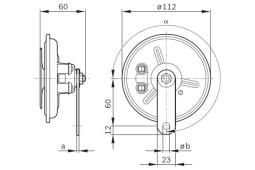 Signal Horn BOSCH 0 986 320 302