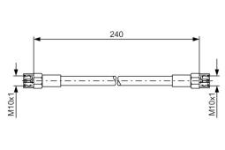 Brake Hose BOSCH 1 987 476 224