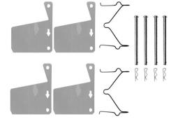 Accessory Kit, disc brake pad BOSCH 1987474071