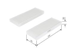 Filter, cabin air BOSCH 1987435033