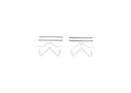 Accessory Kit, disc brake pad BOSCH 1987474208