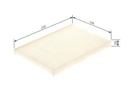 Filter, cabin air BOSCH 1987431211