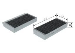 Filter, cabin air BOSCH 1987435618