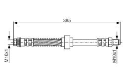 Brake Hose BOSCH 1 987 476 597