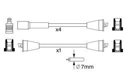 Ignition Cable Kit BOSCH 0 986 357 049