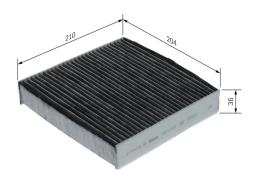 Filter, cabin air BOSCH 1987435626