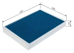 Filter, cabin air BOSCH 0 986 628 575