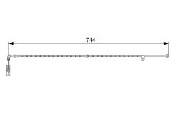 Warning Contact, brake pad wear BOSCH 1 987 473 021