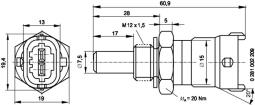 Sensor, coolant temperature BOSCH 0 281 002 209