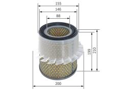 Air Filter BOSCH 1457433646