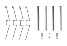 Accessory Kit, disc brake pad BOSCH 1987474611