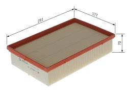 Air Filter BOSCH F 026 400 287