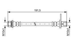 Brake Hose BOSCH 1 987 481 738