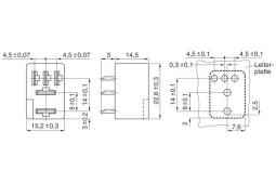 Relay Socket BOSCH 3 334 485 049