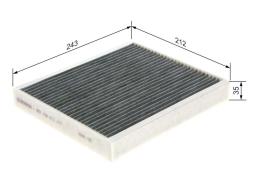 Filter, cabin air BOSCH 1987432411
