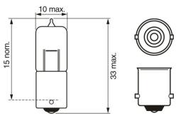 Bulb BOSCH 1 987 302 233