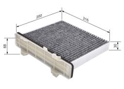 Filter, cabin air BOSCH 1987435519