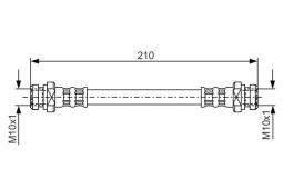 Brake Hose BOSCH 1 987 476 193