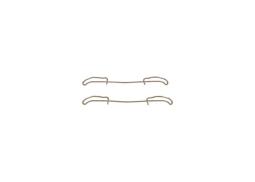 Accessory Kit, disc brake pad BOSCH 1987474114