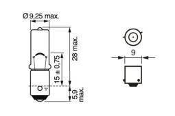 Bulb, direction indicator