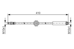 Brake Hose BOSCH 1 987 481 492