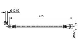 Brake Hose BOSCH 1 987 481 647