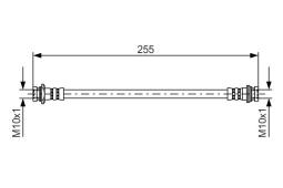 Brake Hose BOSCH 1 987 481 402