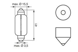 Bulb BOSCH 1 987 302 229