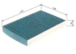 Filter, cabin air BOSCH 0 986 628 548