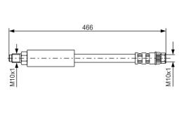 Brake Hose BOSCH 1 987 476 492